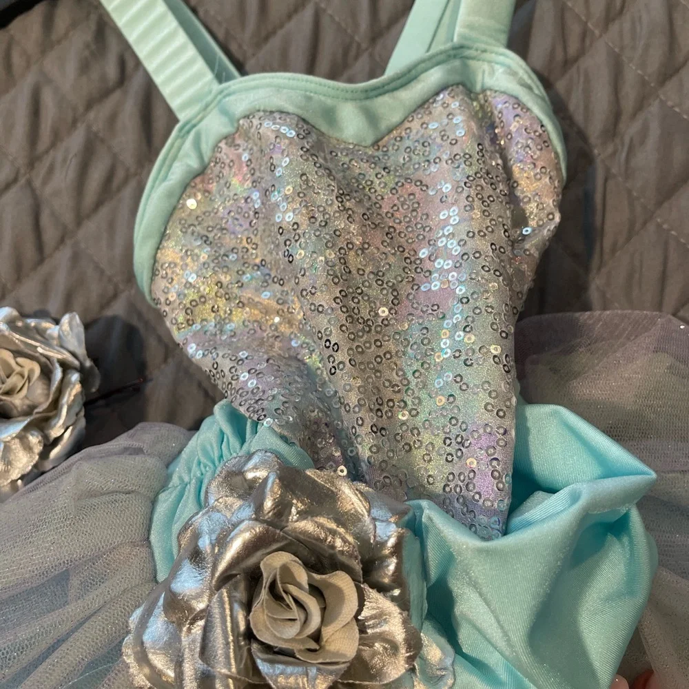 Revolution Shimmering Blue /silver and Purple Kids Costume